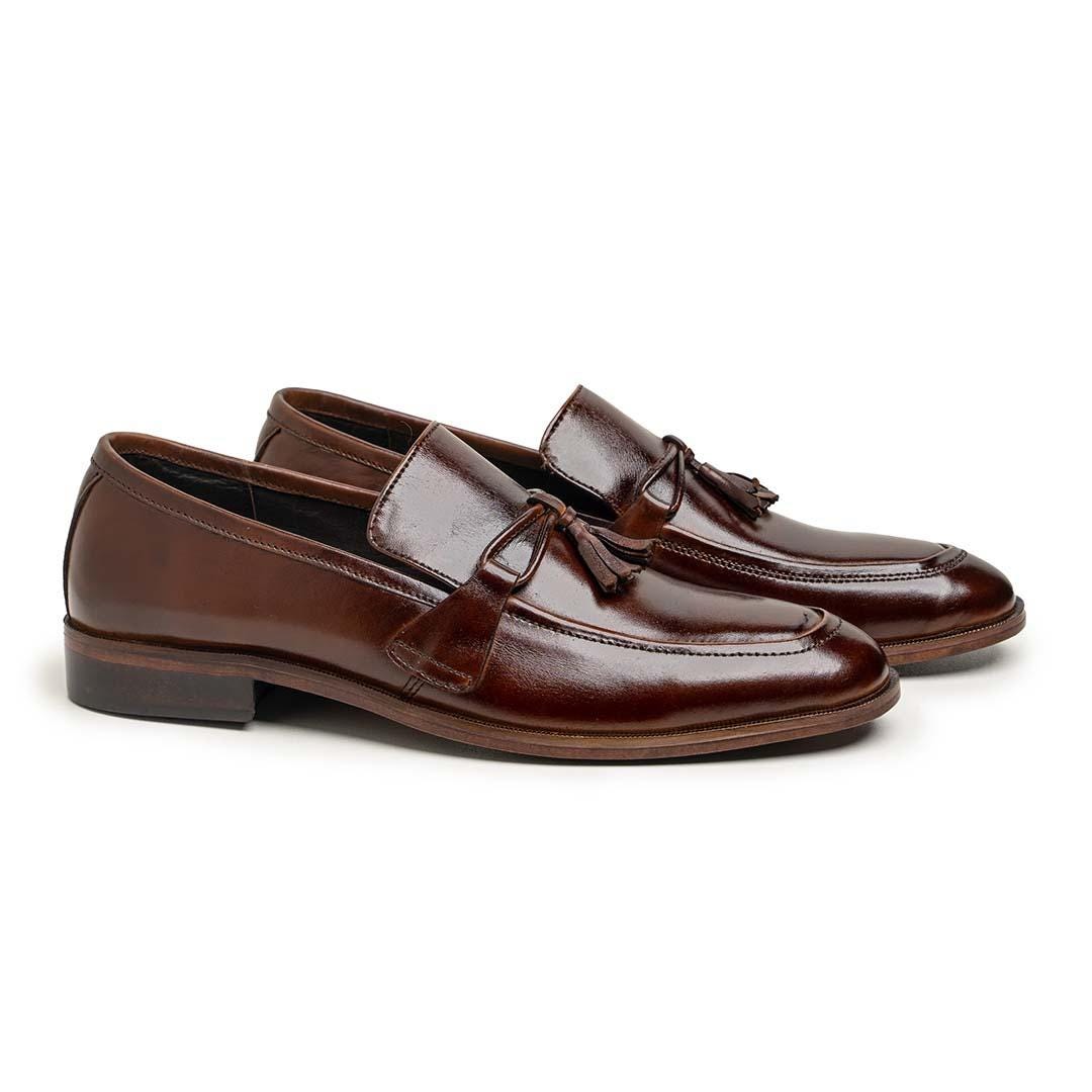 Men's Formal To Casual: Black Oxfords & Brown