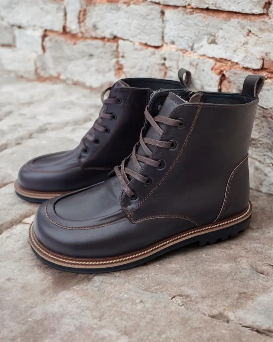 Women Suede Winter Boots Handmade Anatomical Ankle Boots