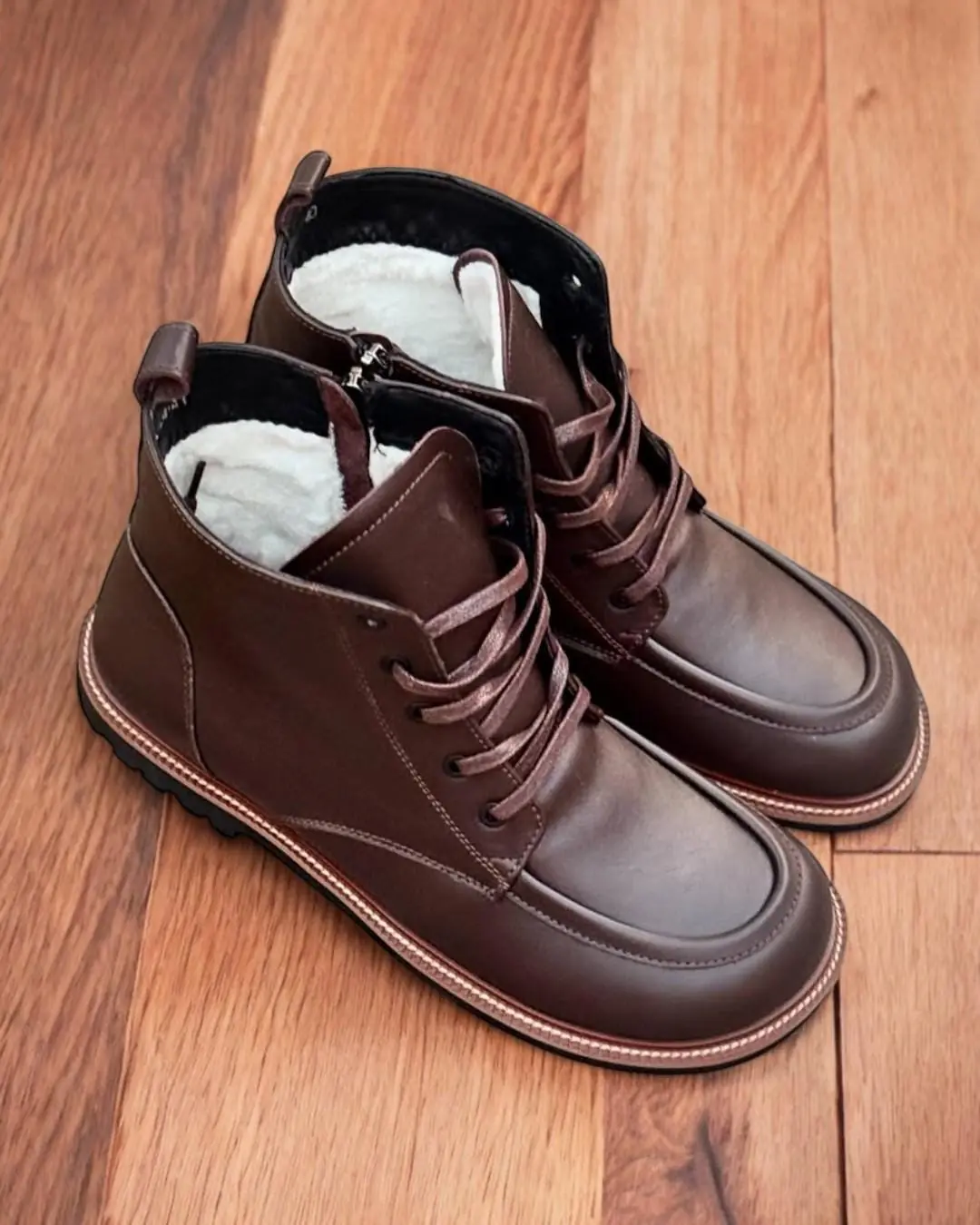 Women S Leather Winter Boots Handmade Anatomical Ankle