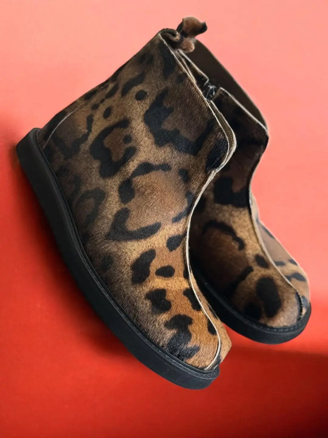 Fur Lined Winter Leather Boots For Women Orthopedic